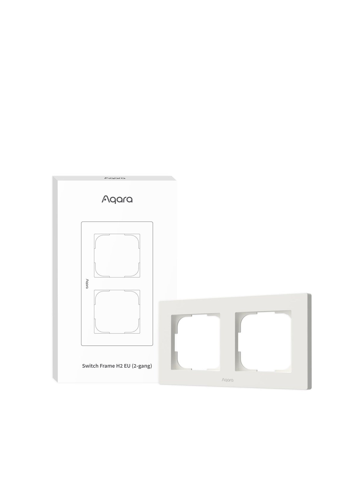 Aqara Switch Frame H2 EU White (2-gang)