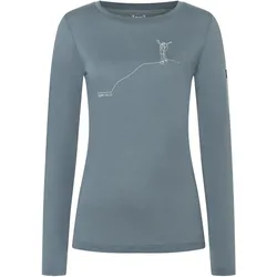 Super Natural, Damen, Funktionsshirt, Bergglück (XL), Grau