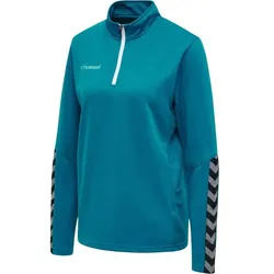 hummel Hmlauthentic Half Zip Sweatshirt Wo - Damen - celestial -
