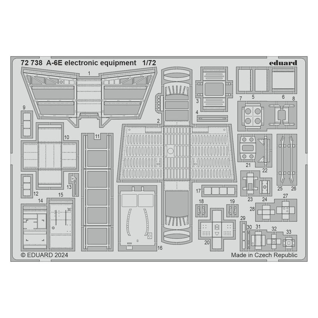 Eduard A-6E electronic equipment (72738)