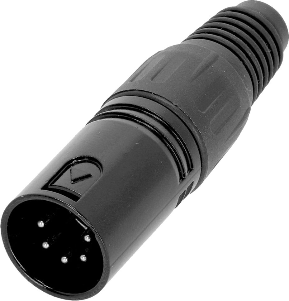 Adam Hall Connectors 4 Star C Xm5 Blk - Xlr Stecker 5-Pol Male
