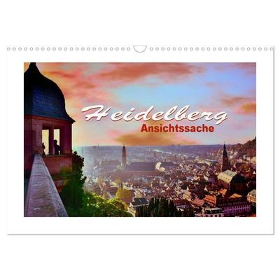 Heidelberg - Ansichtssache (Wandkalender 2027 DIN A3 quer), CALVENDO Monatskalender