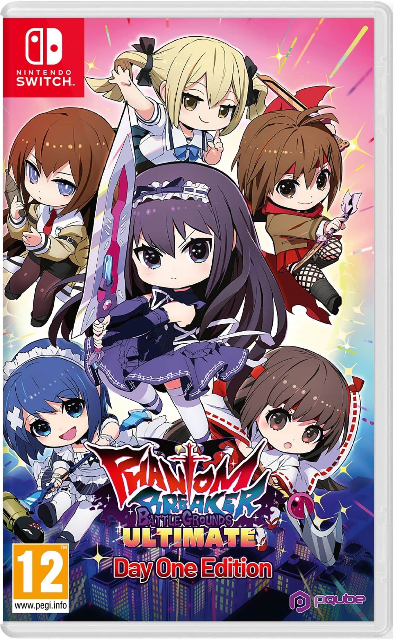 PQube Phantom Breaker: Battle Grounds Ultimate Day One Edition for Nintendo Switch (Game Cartridge)