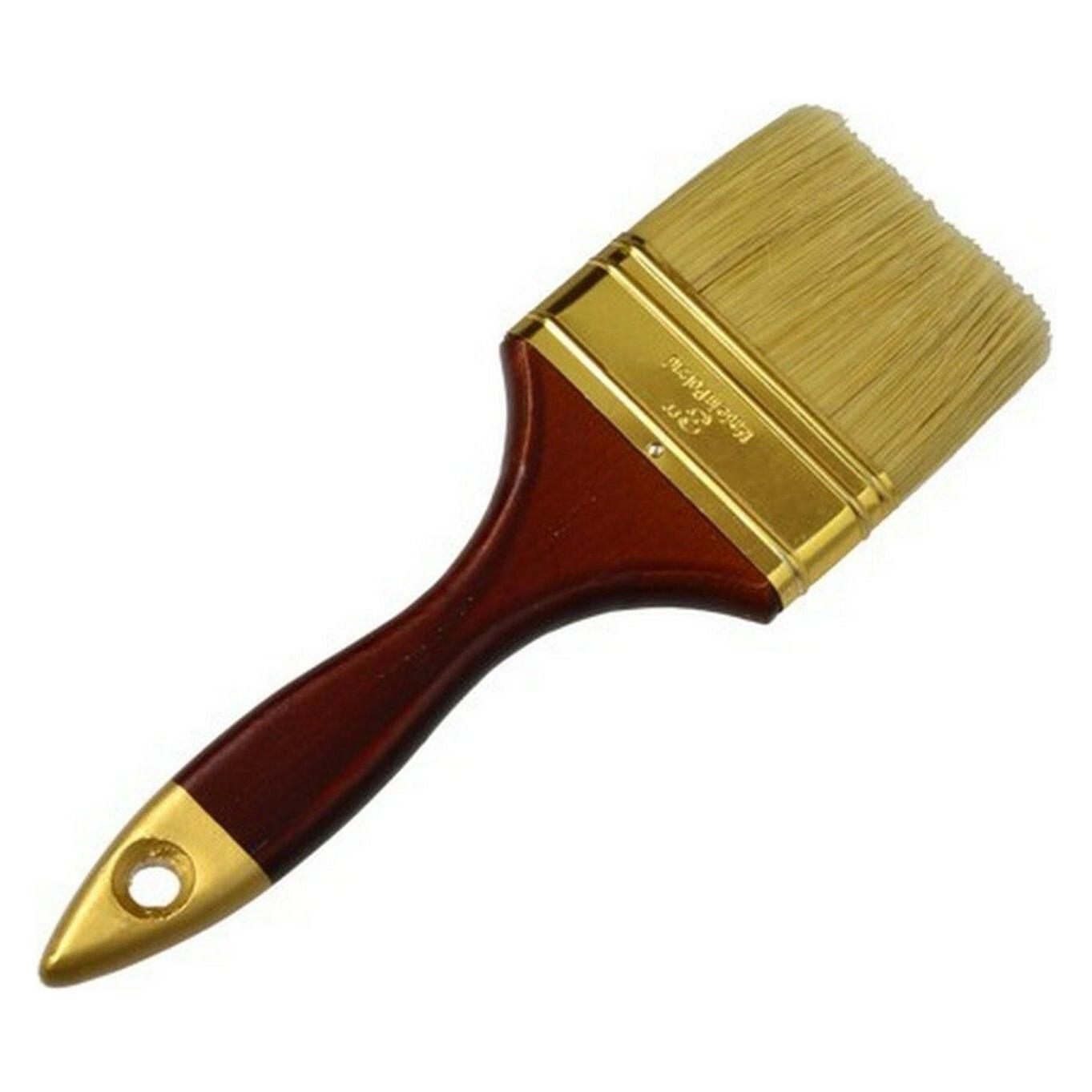 GEKO Flachpinsel 75 mm, Holzstiel (75 mm) (G66011)