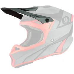 Oneal Ersatz Helmschirm 10Series Compact grau-rot
