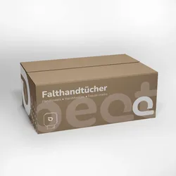 Falthandtücher V-Falz/Z-Falz | 1-lagig | Naturweiß | 32 Kartons