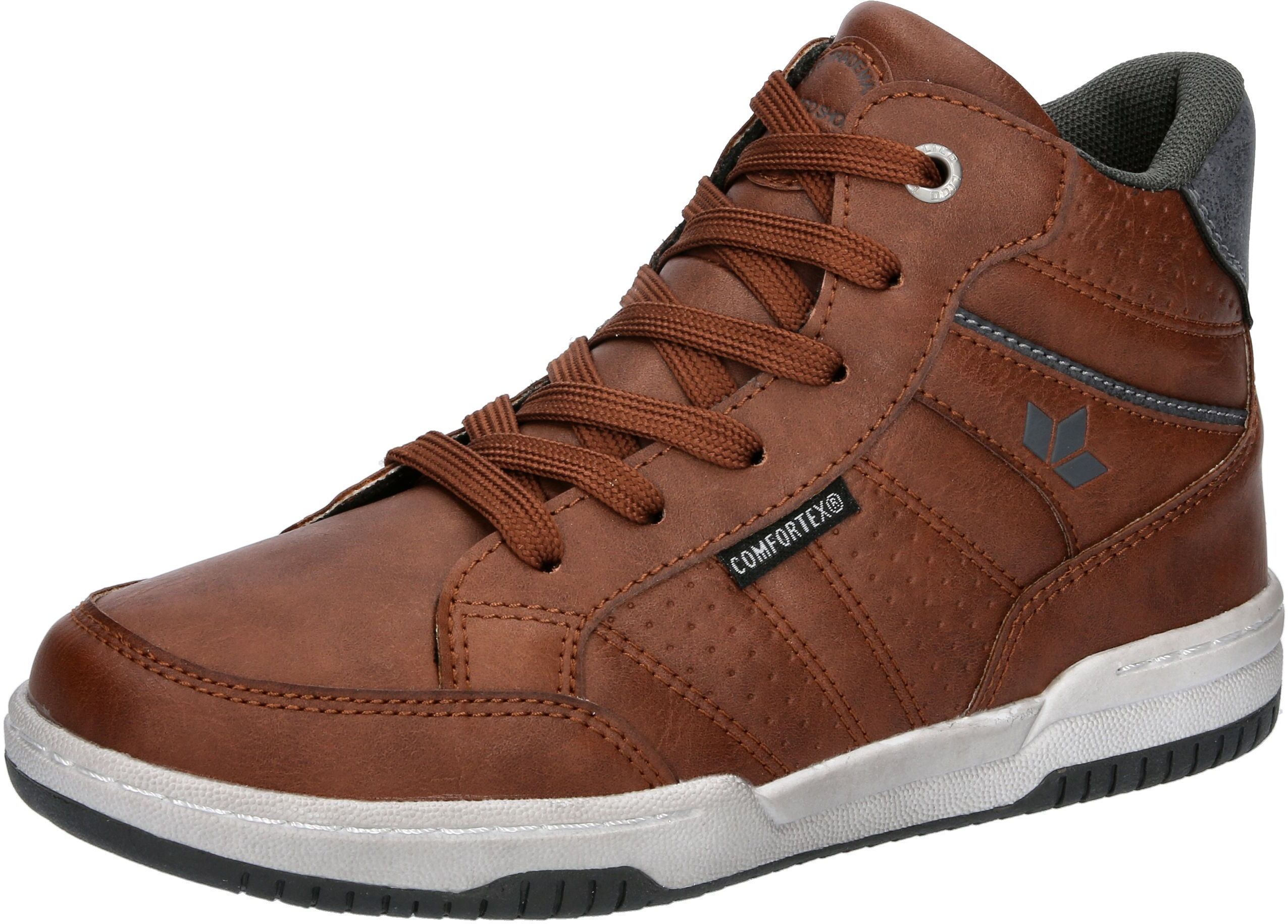 Stiefel LICO "Freizeitstiefel Slade", Jungen, Gr. 33, wärmend, braun, Synthetik, Schuhe Stiefel braun 33, wärmend