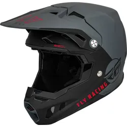 Fly Racing Formula CC Centrum, Motocrosshelm - Matt Grau/Schwarz - XS