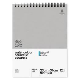 Winsor & Newton Watercolour pad spiral 300g 26x36cm 12pages (6663248)