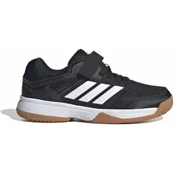 ADIDAS Kinder Handballschuhe Speedcourt Indoor Kids e, Größe 35 in Schwarz Schwarz