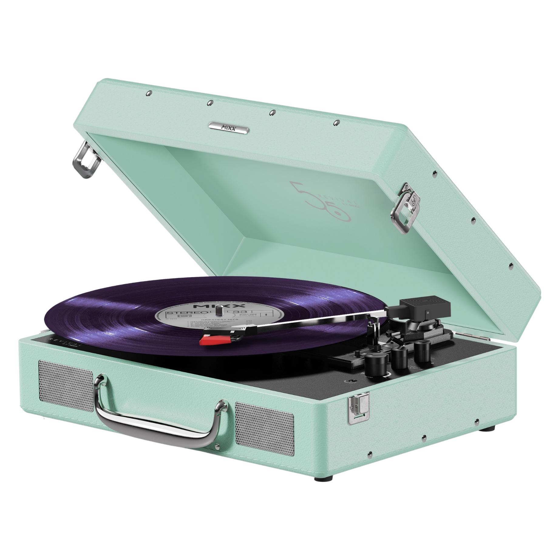 Mixx Revival 55 Stereo-Vinyl-Plattenspieler (Manuell) (MRRP-55-GR-491)