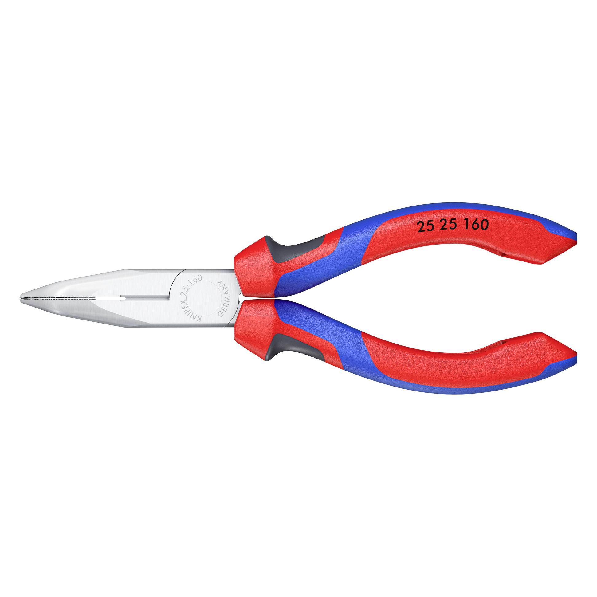 Knipex Flachrundzange mit Schneide (160 mm) (25 25 160)