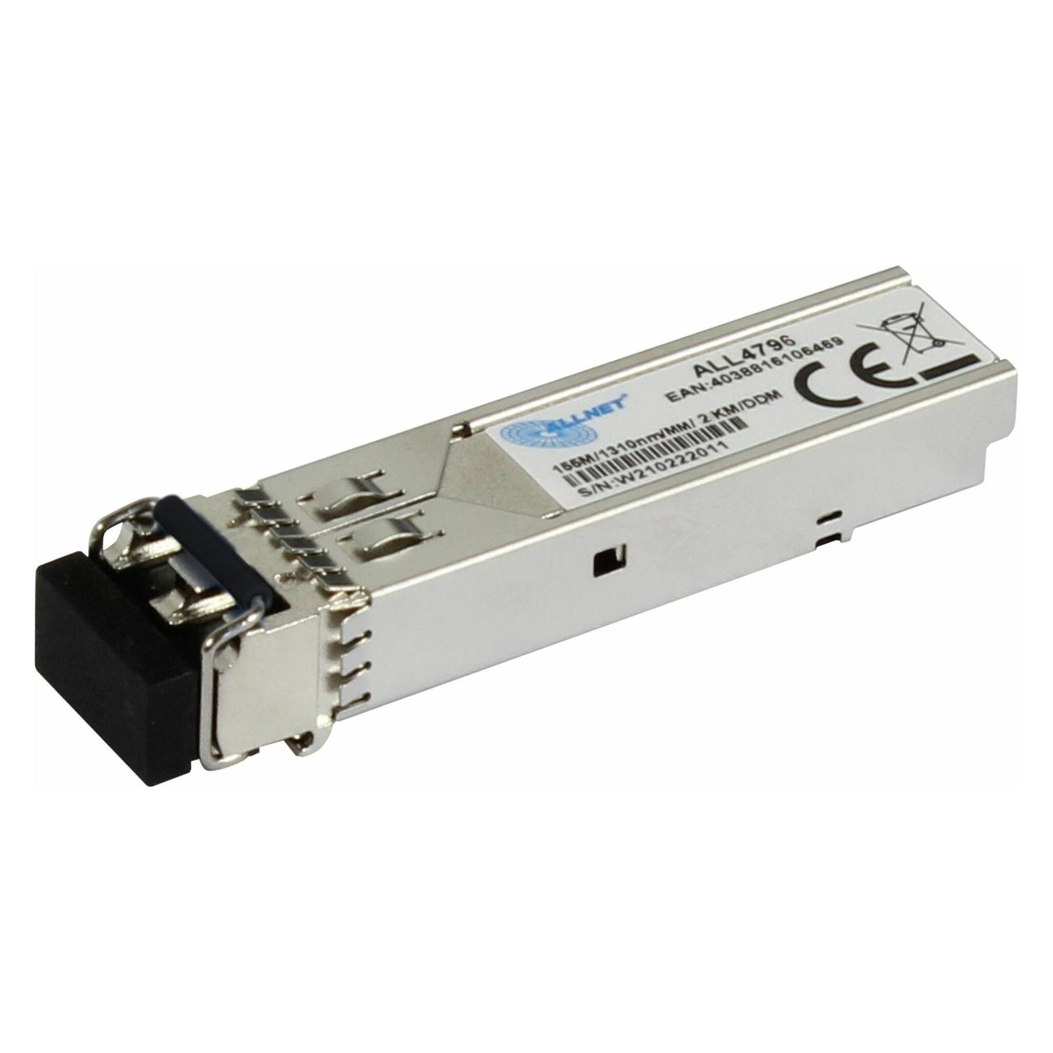 Allnet Switch Modul ALL4796 SFP(Mini-GBIC), 100Mbit, FX/LC, 2Km, Multi Mode (ALL4796)