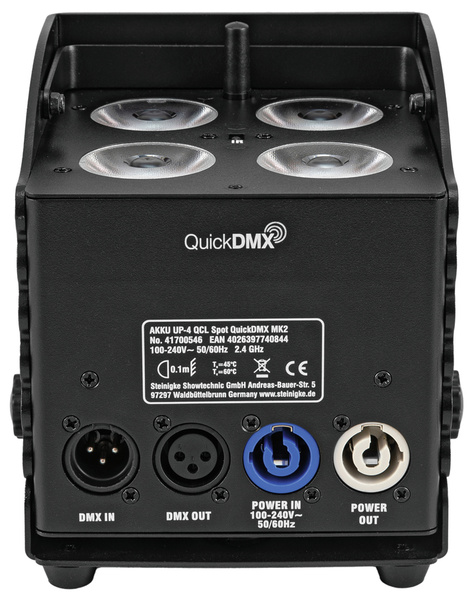 EuroLite Akku UP-4 QCL Sp. QuickDMX MK2