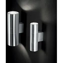 Ideal Lux 100395 Außenwandleuchte 2x35W Gun | GU10 | IP54 - schwarz