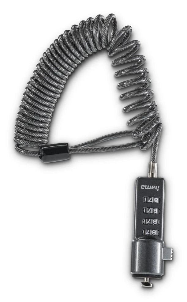 Hama Combination Lock for Netbooks, 4 digits, anthracite 00054106