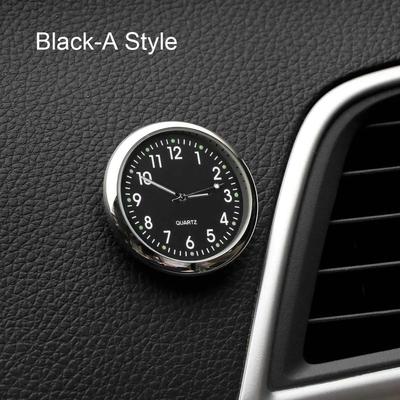 Inspire Essentials Mini Electronic Car Clock Dashboard Ornament black A style