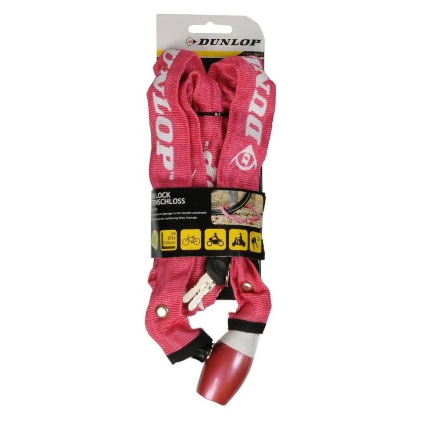 Dunlop Fahrzeug-Blockkette, mehrfarbig, 12 W/2 Schlüssel St (120 cm) (101136)