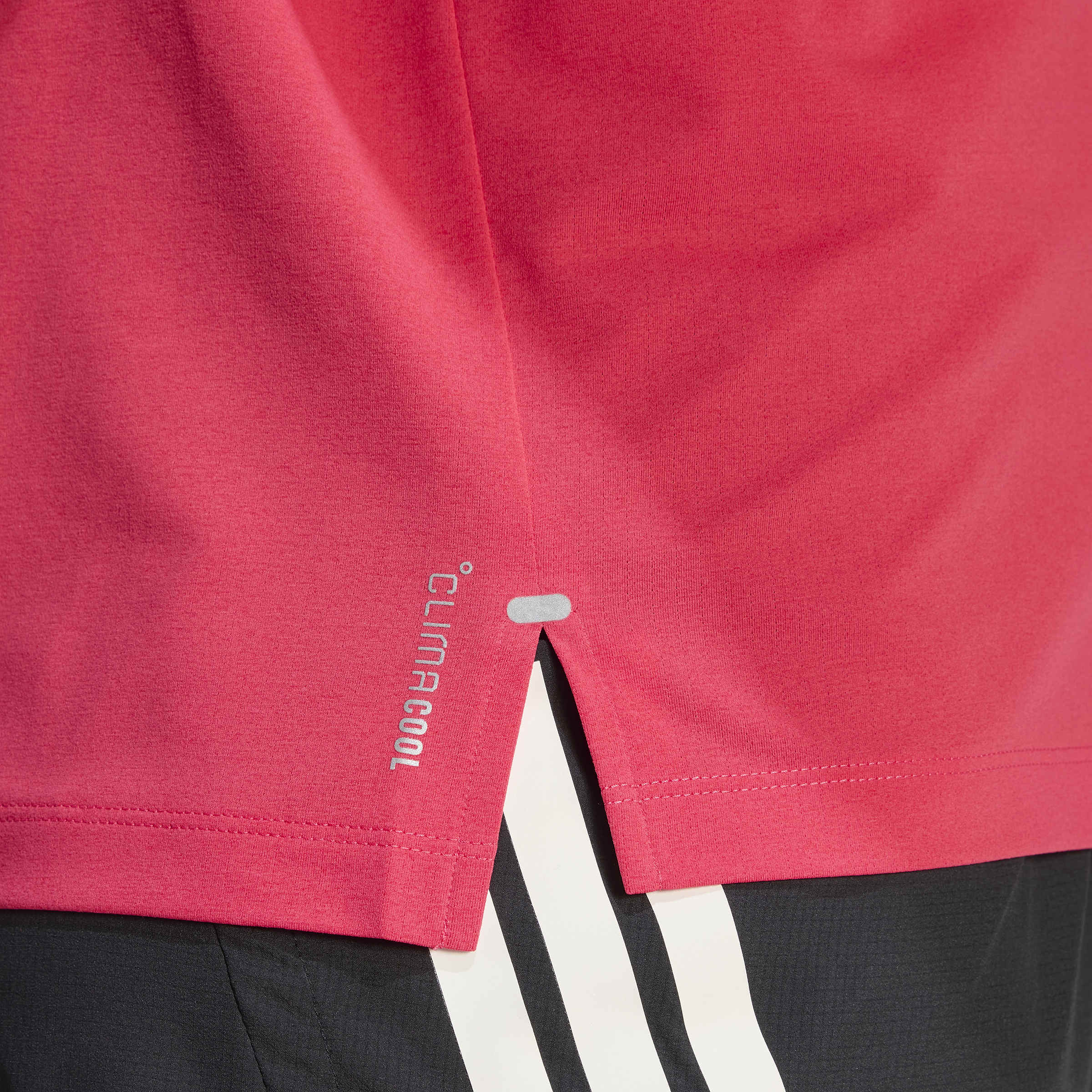 Laufshirt ADIDAS PERFORMANCE "ADI365/// T W", Damen, Gr. L, pink (power pink), Obermaterial: 100% Polyester, Rundhals, Shirts Laufshirt power pink L