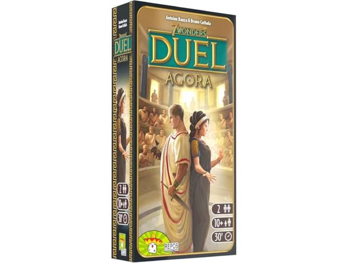 Repos Production 7 Wonders Duel - Ext. Agora gezelschapsspel familiespel vanaf 10 jaar 2 spelers 30-60 minuten