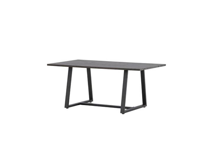 Table basse en bois noir 110x60cm PLANO noir 60x110x40cm