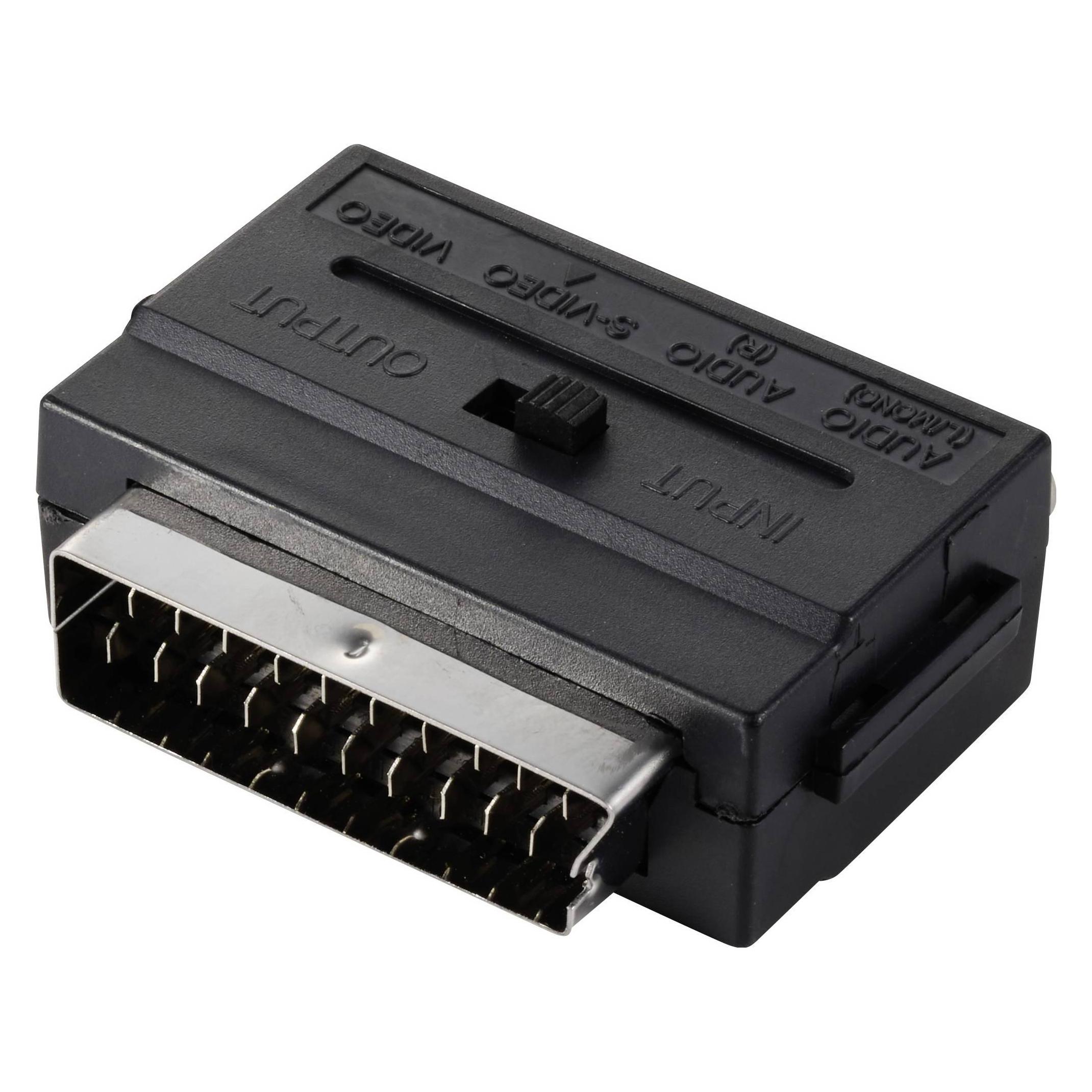 SpeaKa Professional SP-13442696 SCART Adapter (3x Klinke - 1x SCART-Kupplung) Sc (Klinkenadapter) (SP-13442696)