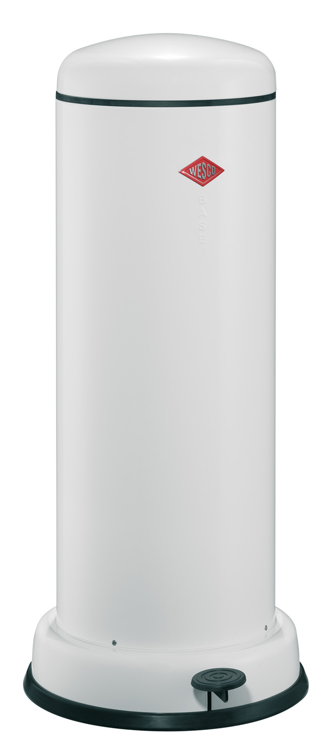 Wesco Tret-Abfalleimer "Big Baseboy" 30 l, weiß