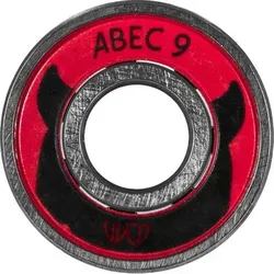 POWERSLIDE WICKED BEARINGS Abec 9, Größe 1 in Rot Rot