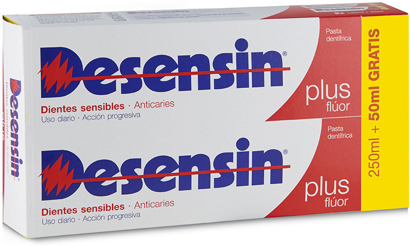 Desensin Dentifricio duo Plus Fluor 2 x 150 ml