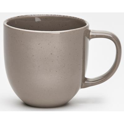 Becher VAN WELL "Kaffeebecher Urban, 32 cl, 6 Stück", braun, B:12,5cm H:8,7cm Ø:8,8cm, Steinzeug, Trinkgefäße, Becher, spülmaschinen- und mikrowellengeeignet
