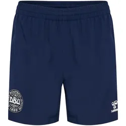 hummel, Damen, Sporthose, Dänemark Shorts Damen Travel Wov (S), Blau