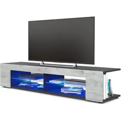 LOWBOARD Movie Front in Beton Oxid Optik