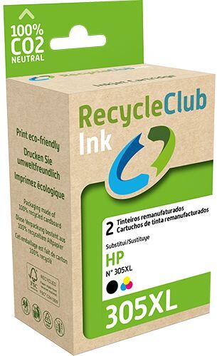 Recycleclub Pack Tinteiro  HP 305XL - 2 Uni.