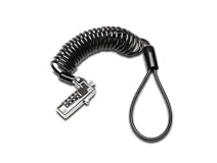 Kensington - Verrou de Sécurité à Combinaison NanoSaver pour Encoche Nano, Câble à Spirales Portable en Acier au Carbone, Cadenas Pivotant pour Ordinateurs Portables & Appareils (K60627WW)