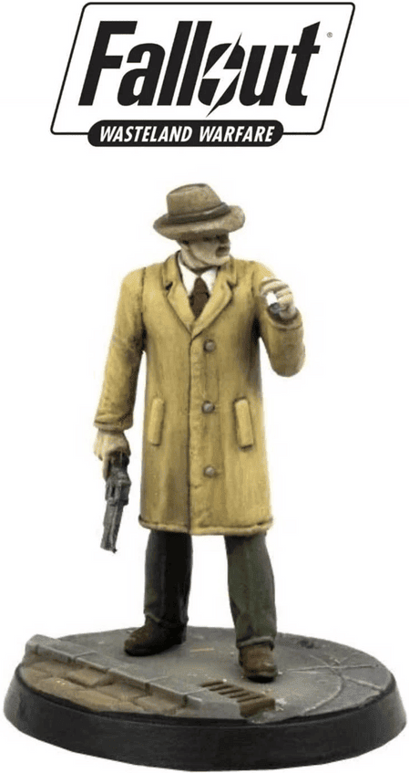 Modiphius Entertainment Fallout: Wasteland Warfare – Unaligned Mysterious Stranger Miniature, 32 mm scale resin, for Tabletop Gaming