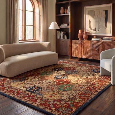 SAFAVIEH Handmade Heritage Lyra Traditional Oriental Wool Rug