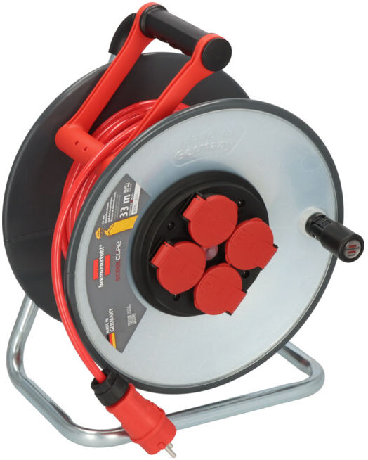 Brennenstuhl Professional SteelCore Enrouleur de câble SC 3110 IP44, 33m H07BQ-F 3G1,5 (9191330210)