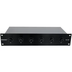 Omnitronic ELA 6S-Zonen LS-Regler 20W, Lautsprecher Bauteile, Schwarz