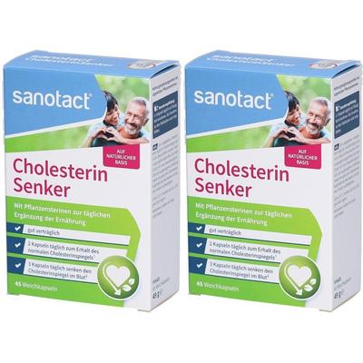 Sanotact Cholesterin Senker Weichkapseln 2x 2x45 St