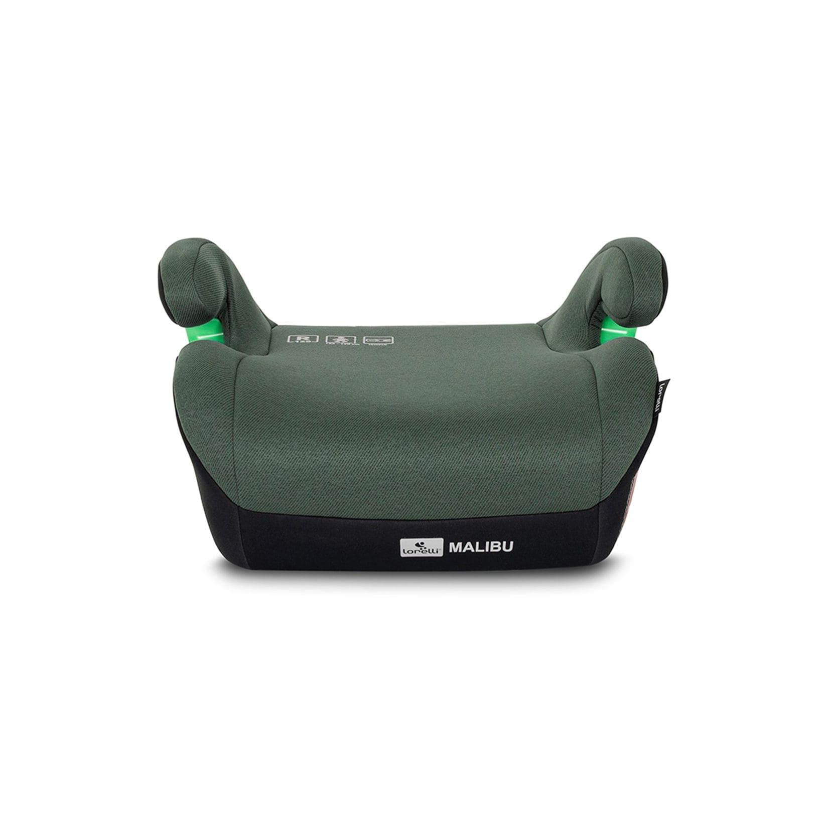 Lorelli Kindersitzerhöhung Malibu 125-150cm Isofix abnehmbarer Bezug Armlehne grün