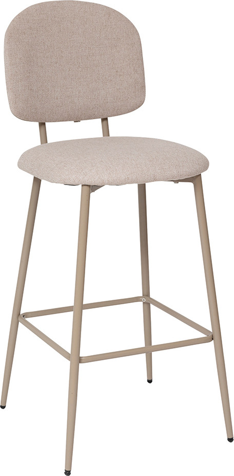 Eazy Living Barkruk Reverie beige met stoffen zitting