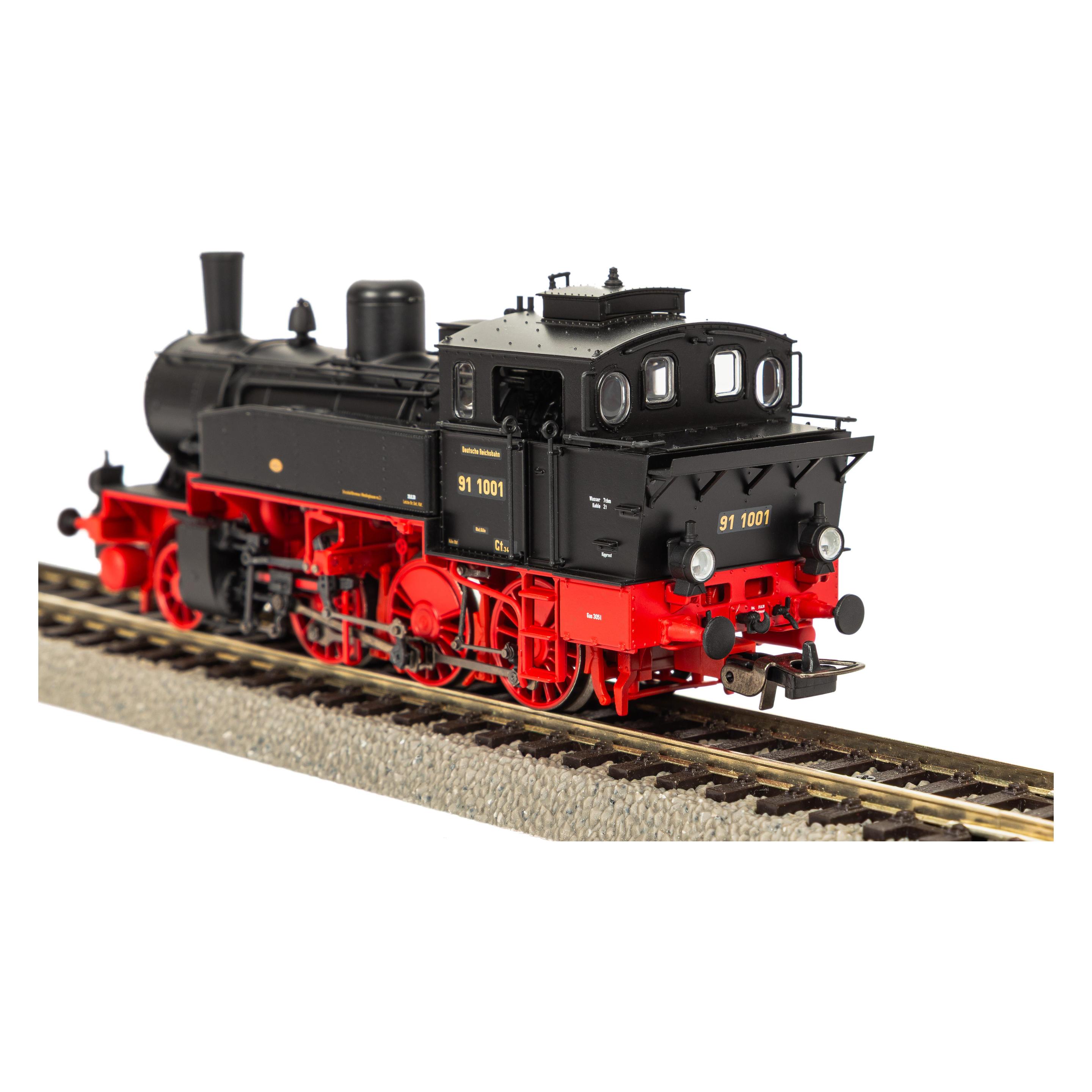 Piko Dampflok BR 91 DRG Ep II DC (Spur H0) (50743)