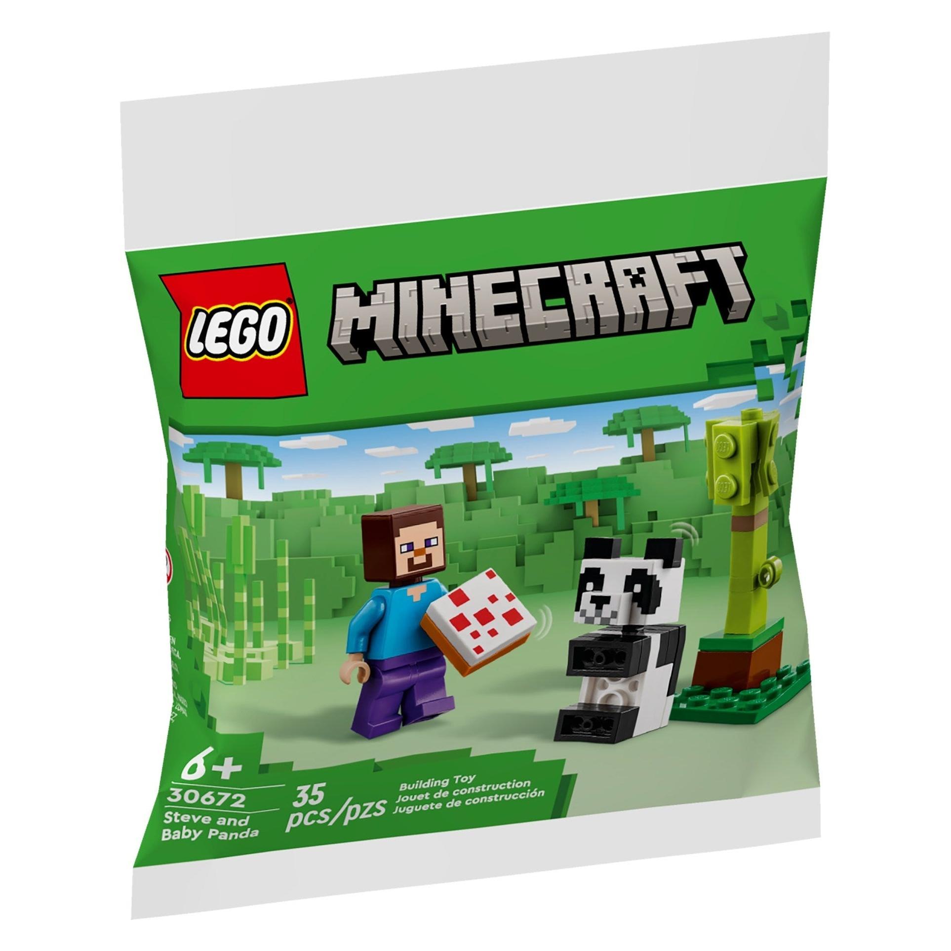 Minecraft Steve mit Baby-Panda (30672, LEGO Minecraft) (30672)