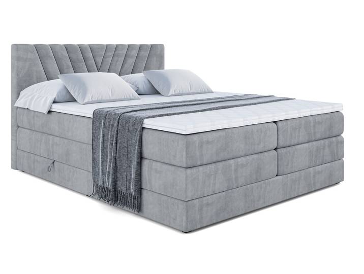 Boxspringbett ERNINA KING 160x200 cm Grau - Casablanca 2314