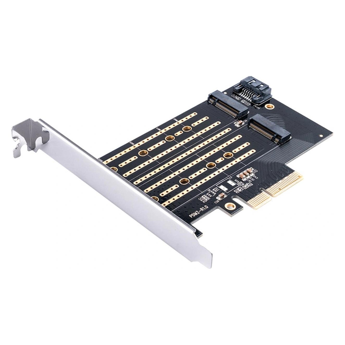 Orico Kontroler Karta rozszerzeń PDM2 PCI-E 3.0 x4 do dysków M.2 NVMe i SATA - czarna (ORICO)