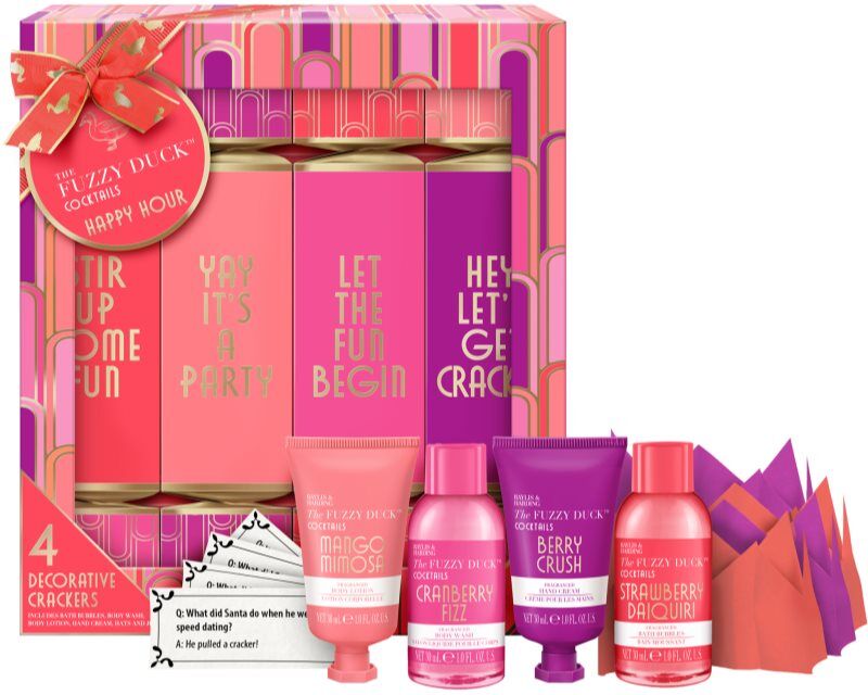 Baylis & Harding The Fuzzy Duck Cotswold Cocktails coffret cadeau Decorative Crackers