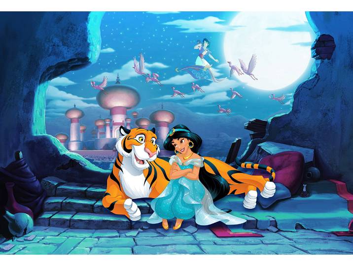 Fototapete KOMAR Waiting for Aladdin - Grösse 368 x 254 cm , bunt, B:368m L:254m, Papier, Tapeten, Fototapete, Kinderzimmer