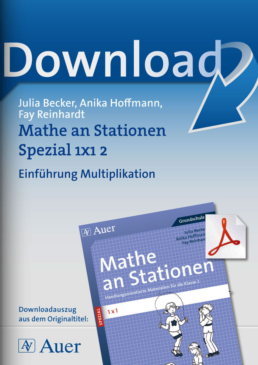 Auer Verlag Mathe an Stationen: Einführung Multiplikation