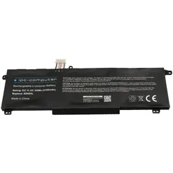 IPC HSTNN-DB9U (6 Zellen, 5700 mAh), Notebook Akku