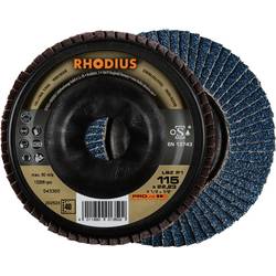 Rhodius 202523 LSZ P1 Fächerschleifscheibe Körnung (num) 40 Edelstahl, Stahl 10 St.